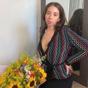 NBD x Revolve knit cardigan